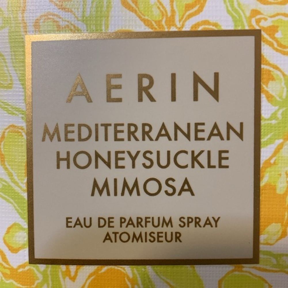 Aerin Mediterranean Honeysuckle Mimosa Eau de Parfum - Yellow and Orange Design